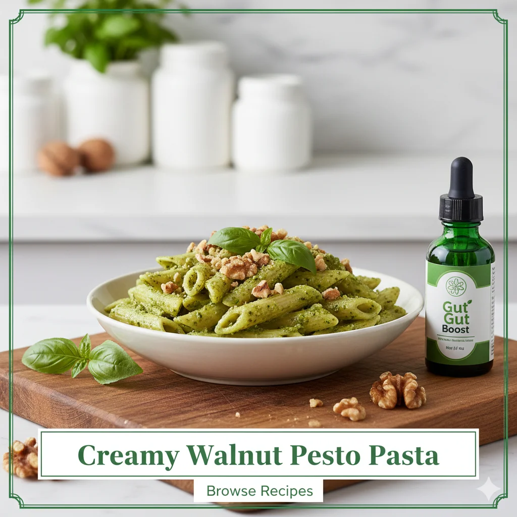 Creamy Walnut Pesto Pasta