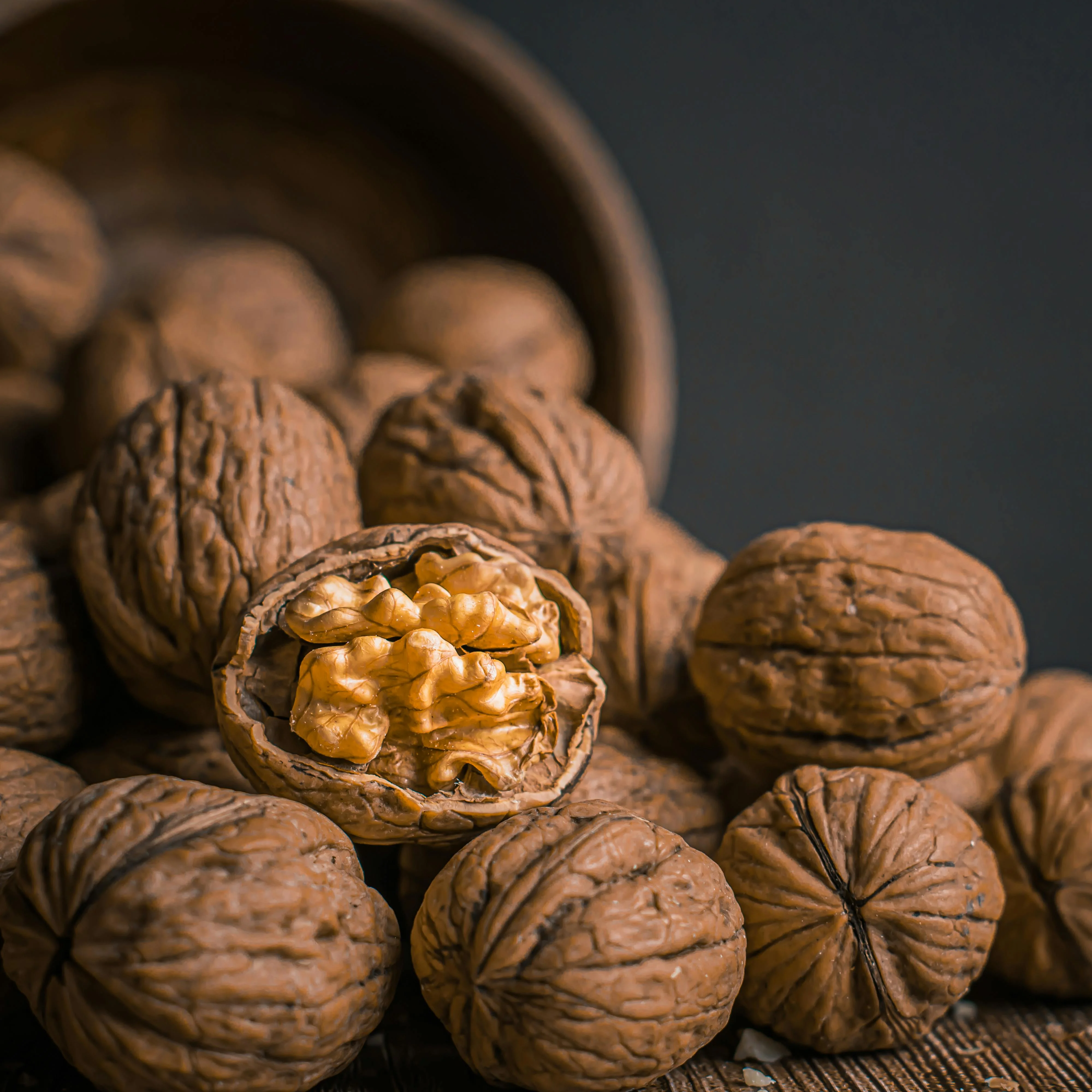 ripe walnuts, perfect for walnut dessert ideas and savory dishes